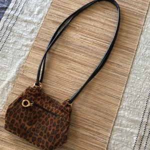 Leopard print crossbody bag!
